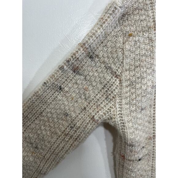 Pendleton Virgin Wool Sweater L Grandpa Cabincore Speckled Fisherman Knit - Picture 10 of 14